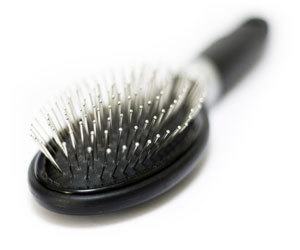 how to wash your hair brush